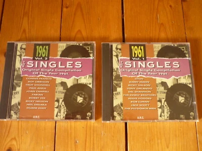 1961 The Singles TONY ORLANDO JACK SCOTT FABIAN DUANE EDDY ROY ORBISON DION  2CD - Bild 1 von 3