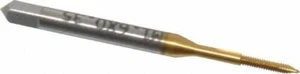 Hertel M1.6x0.35 Metric Coarse D3 2 Flute TiN Finish HSS Spiral Point Tap Plu... - Picture 1 of 4