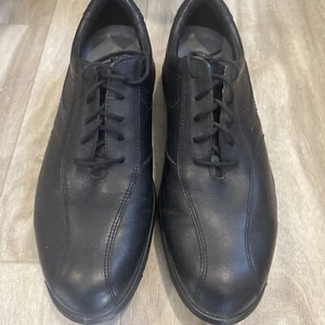 Ecco Hydromax Golf Shoes Size EU 42 Black Men Spikes US 8.5 - Picture 1 of 20