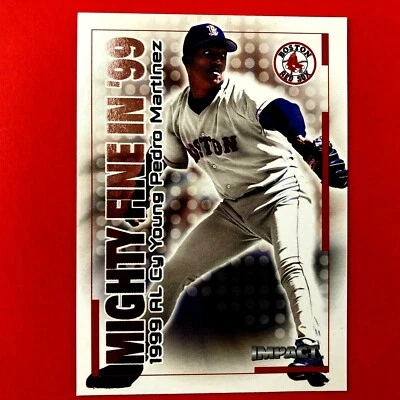 Pedro Martinez 2000 Skybox Impact Mighty Fine en '99 #29 MLB HOF Boston Red Sox Foto 1 de 2