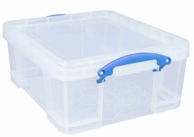 Really Useful Products 18L Clear Storage Box