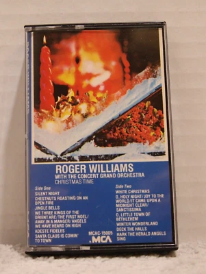Roger Williams Cassette Christmas Time Concert Band Orchestra MCA 1980 Foto 1 de 4