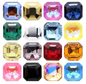AUREA Crystals A4480 Imperial Square Fancy Stones Crystals Many Colors - Picture 1 of 61