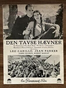 The Barrier Leo Carrillo Jean Parker James Ellison 1937 dänisches Filmprogramm