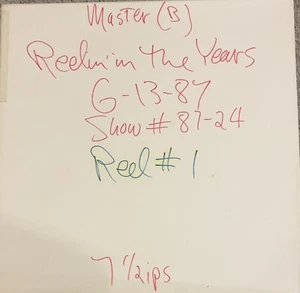 Reelin’ In The Years Radio Show Master Tapes - Picture 1 of 12