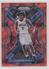 2020-21 Panini Prizm Red Ice Prizm Tyrese Maxey #256 Rookie RC