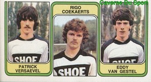 382 VERSAEVEL RIGO COEKAERTS VAN GESTEL FC.DIEST STICKER FOOTBALL 1983 PANINI