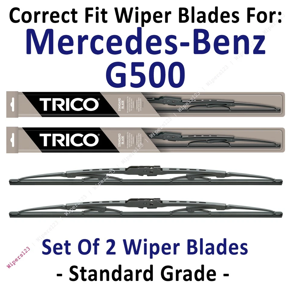 Wiper Blades 2-Pack Standard - fit 2002-2008 Mercedes-Benz G500 - 30160x2 - Image 1 of 1
