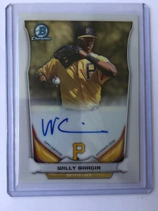 2014 Bowman Chrome Willy Garcia Auto Rookie RC Combine Shipping - Picture 1 of 4