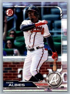2019 Bowman #96 Ozzie Albies - Image 1 of 2