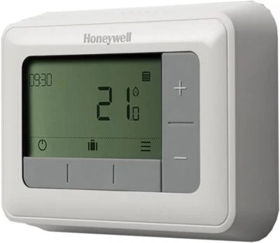 Honeywell T4H110A1021 T4 7 Day Programmable Thermostat, 230 V, White - Image 1 of 3