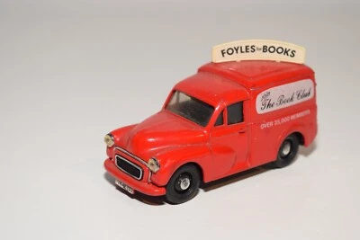 A71 1:43 CORGI TOYS MORRIS MINOR VAN FOYLES FOR BOOKS CLUB ROJO EXCELENTE EST... - Imagen 1 de 4