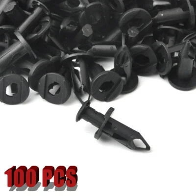 100pcs Fender Clips Body Rivets for Polaris Ranger TRX 400EX RZR XP 1000 Honda - Image 1 of 4