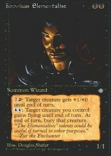 1x Krovikan Elementalist NM, English MTG Ice Age