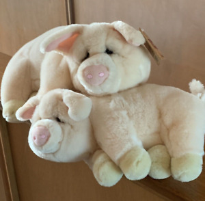 Vintage DAKIN Applause Lou Rankin Friends Pigs “Wilfred” the Pig Plush Animal