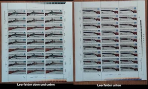 DDR 2376 - 2382, beide kpl. Bogen mit Leerfeld oben / unten & DV ** Top! #q981 - Bild 1 von 3