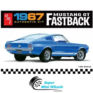 AMT 1967 Ford Mustang GT Fastback kit modelo escala 1:25 - AMT1241 - Imagen 1 de 2