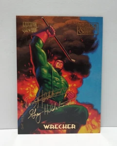 Wrecker #138 1994 Marvel Masterpieces Gold Foil Signature Series Card - Picture 1 of 2
