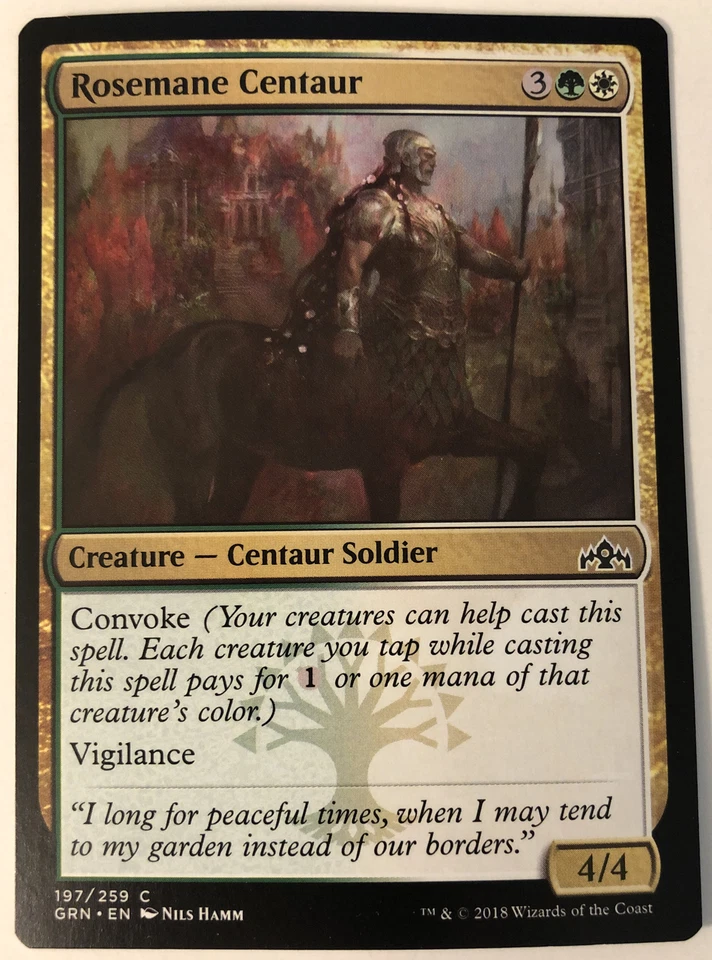 MTG Rosemane Centaur Guilds of Ravnica 197/259 Regular Common - Image 1 of 1