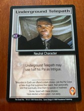 Babylon 5 CCG Underground Telepath Rare