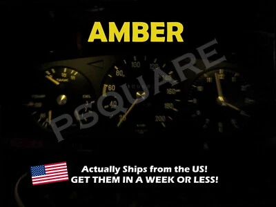 Cuadro de manómetros LED bombillas ámbar para chasis Mercedes Benz 77 85 W123  Foto 1 de 2