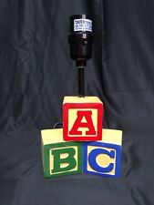 Alphabet Abc Letter Blocks Nursery Baby Kids Room Lamp No Shade 9 1/2â€� Tall