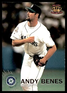 1995 Pacific Collection Andy Benes MLB Baseball #21 Seattle Mariners