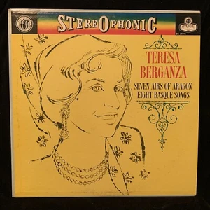 LONDON BLUEBACK OS 25116 - TERESA BERGANZA - Airs of Aragon, Basque - FFSS WB DG - Picture 1 of 4