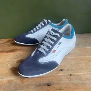 Gianfranco Lattanzi 6203 Trainers - Blue/White - Size 42 UK 8.5 - Picture 1 of 23
