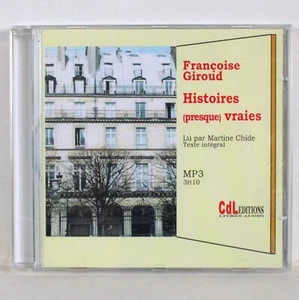 HISTOIRES (PRESQUE) VRAIES de Françoise Giroud – lu par Martine Chide – MP3 3H10 - Bild 1 von 2