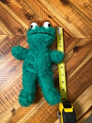 Vintage Knickerbocker Sesame Street Oscar The Grouch Doll Plush 10” Mupet - Image 1 of 4