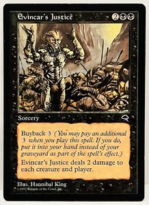 Evincar's Justice - #134-MTG-Tempest (TMP)-Regular-LP - Picture 1 of 2