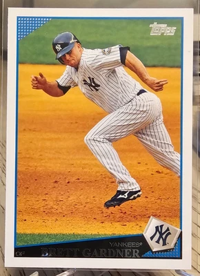 Actualizaciones y aspectos destacados Topps 2009 Brett Gardner #UH22 Yankees Foto 1 de 2
