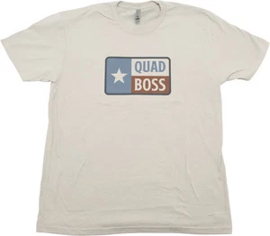 QuadBoss Texas T-Shirts Motorcycle ATV/UTV Street Bike Dirt Bike Snowmobile PWC - Picture 1 of 3