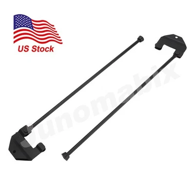 For 1937-1946 Chevy GMC Pickup Truck Folding Type Hood Prop Kit Rubber Tips - Image 1 of 4