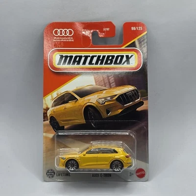 Matchbox Audi E-Tron Yellow 98/125 Basic Mainline 2025 Case J IN HAND US SELLER - Image 1 of 2