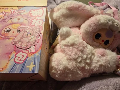 Baby Three 400% Huggable Backpack - Pink Bunny - Image 1 of 3