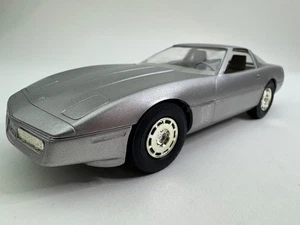 1984 Corvette Silver Fastback 1984 Plastic Orig Box VGC Promo Car - Picture 1 of 11