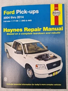 2004-2014 Full Size Ford F-150 Pick-ups 2WD 4WD Repair Manual 36061 Haynes F150 - Imagen 1 de 7