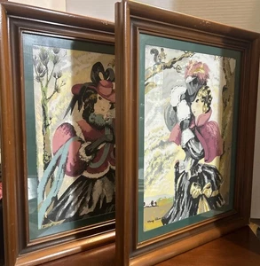 Margo Alexander gerahmte Gemälde, 2er Set - Bild 1 von 13