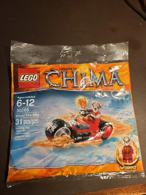LEGO 30265 Legends Of Chima Worriz' Fire Bike Polybag New Sealed never Opened - Image 1 of 2