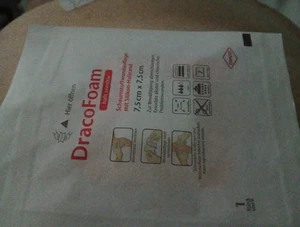 DracoFoam Haft Sensitiv 7,5x7,5cm - Bild 1 von 2
