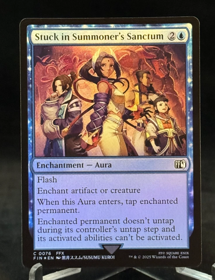 Magic The Gathering MTG Final Fantasy Foil Stuck In Summoner's Sanctum - Common - Image 1 of 1