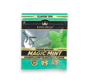 King Palm Magic Mint Flavoured Filter Tips Smoking Tobacco - 2 Tips - Picture 1 of 4