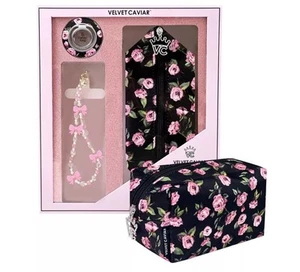 VELVET CAVIAR Phone Accessories Set - Pink Rose Floral - Picture 1 of 3