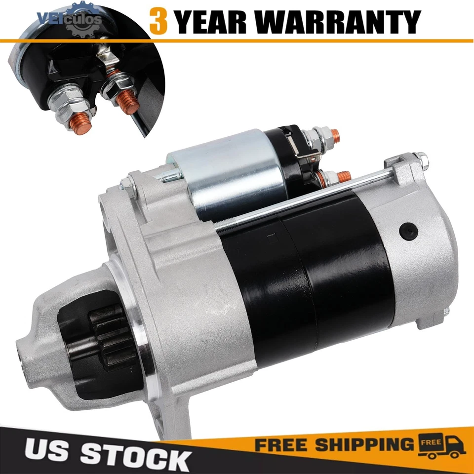 Starter For 1987-1998 Jeep Cherokee Grand Cherokee Wrangler Comanche 4.0L 17006 - Image 1 of 4