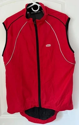 Louis Garneau Men's Red Cycling Ventilated Vest Large - Image 1 of 4