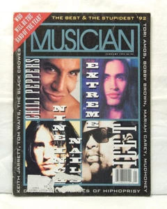 MUSICIAN MAGAZINE RED HOT CHILI PEPPERS NIN EXTREME ICE-T #171 JANUARY 1993!! - Picture 1 of 1