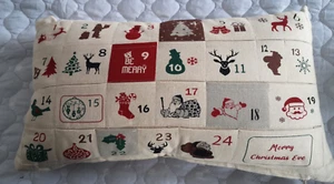 Kirkton House Christmas Advent Calendar Cushion - Picture 1 of 4