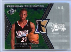 🏀 THADDEUS YOUNG 2007-08 SPX SPECTRUM FRESHMAN ORIENTATION PATCH RC # 25🔥